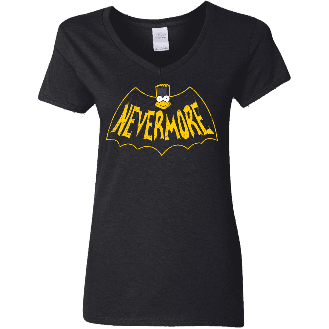 T-Shirts Black / S Nevermore Women's V-Neck T-Shirt