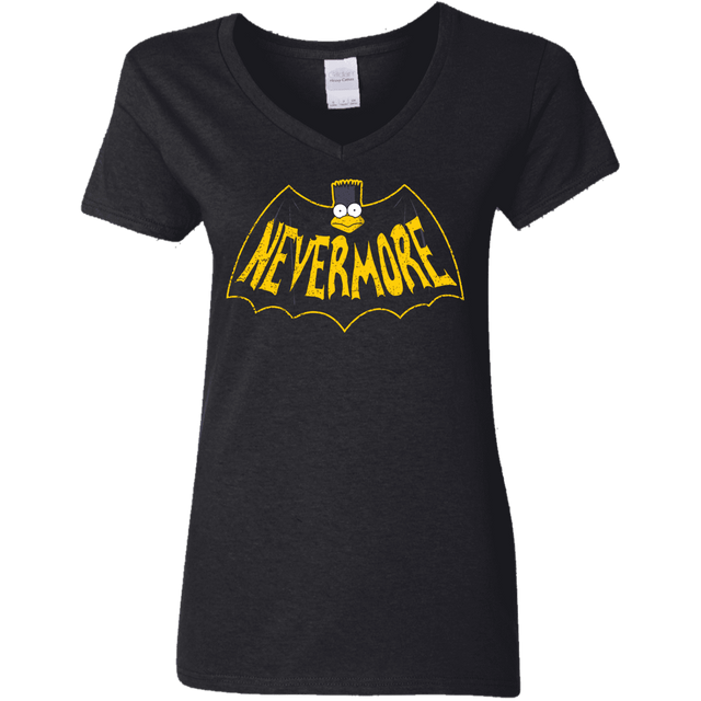 T-Shirts Black / S Nevermore Women's V-Neck T-Shirt