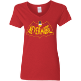 T-Shirts Red / S Nevermore Women's V-Neck T-Shirt