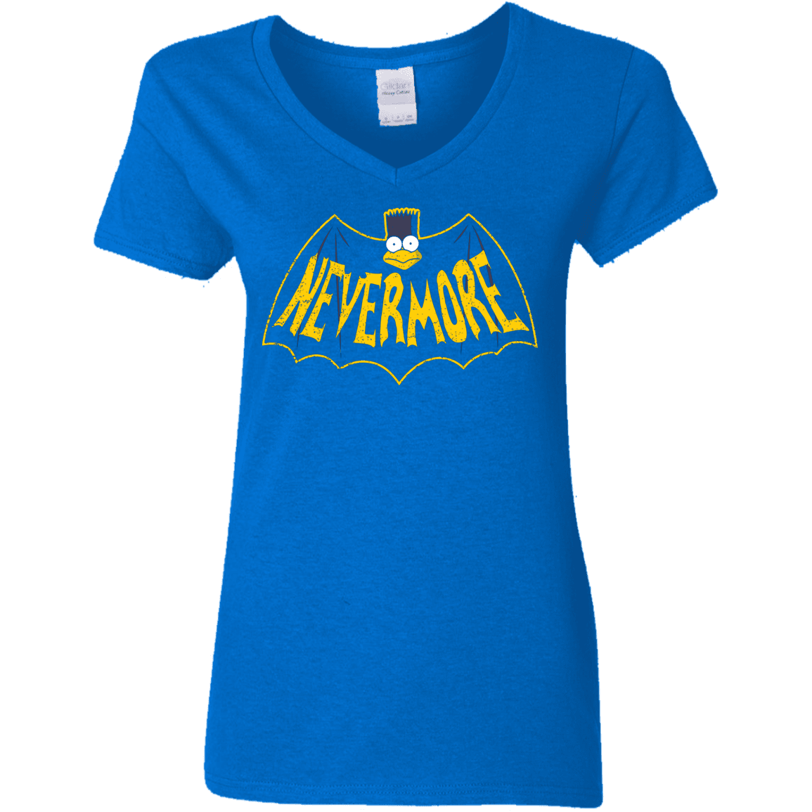 T-Shirts Royal / S Nevermore Women's V-Neck T-Shirt