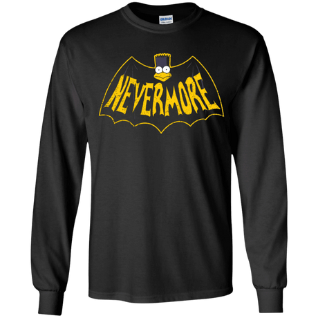 T-Shirts Black / YS Nevermore Youth Long Sleeve T-Shirt