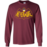 T-Shirts Maroon / YS Nevermore Youth Long Sleeve T-Shirt