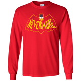 T-Shirts Red / YS Nevermore Youth Long Sleeve T-Shirt