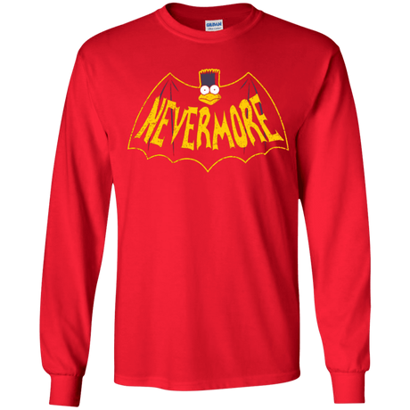 T-Shirts Red / YS Nevermore Youth Long Sleeve T-Shirt