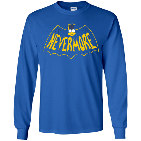 T-Shirts Royal / YS Nevermore Youth Long Sleeve T-Shirt