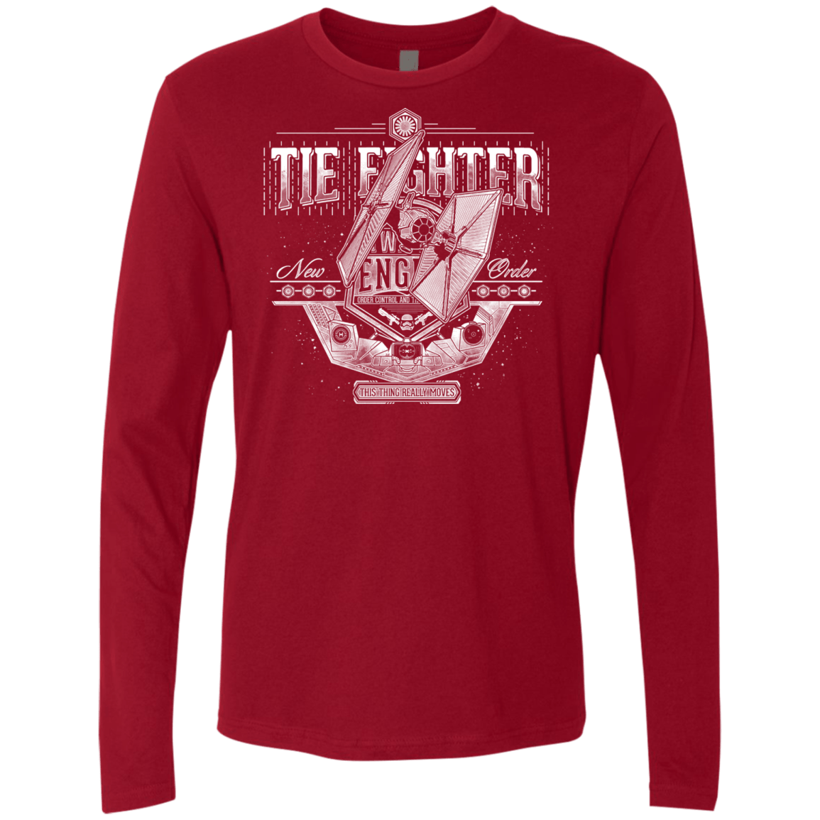 T-Shirts Cardinal / S New Order Men's Premium Long Sleeve