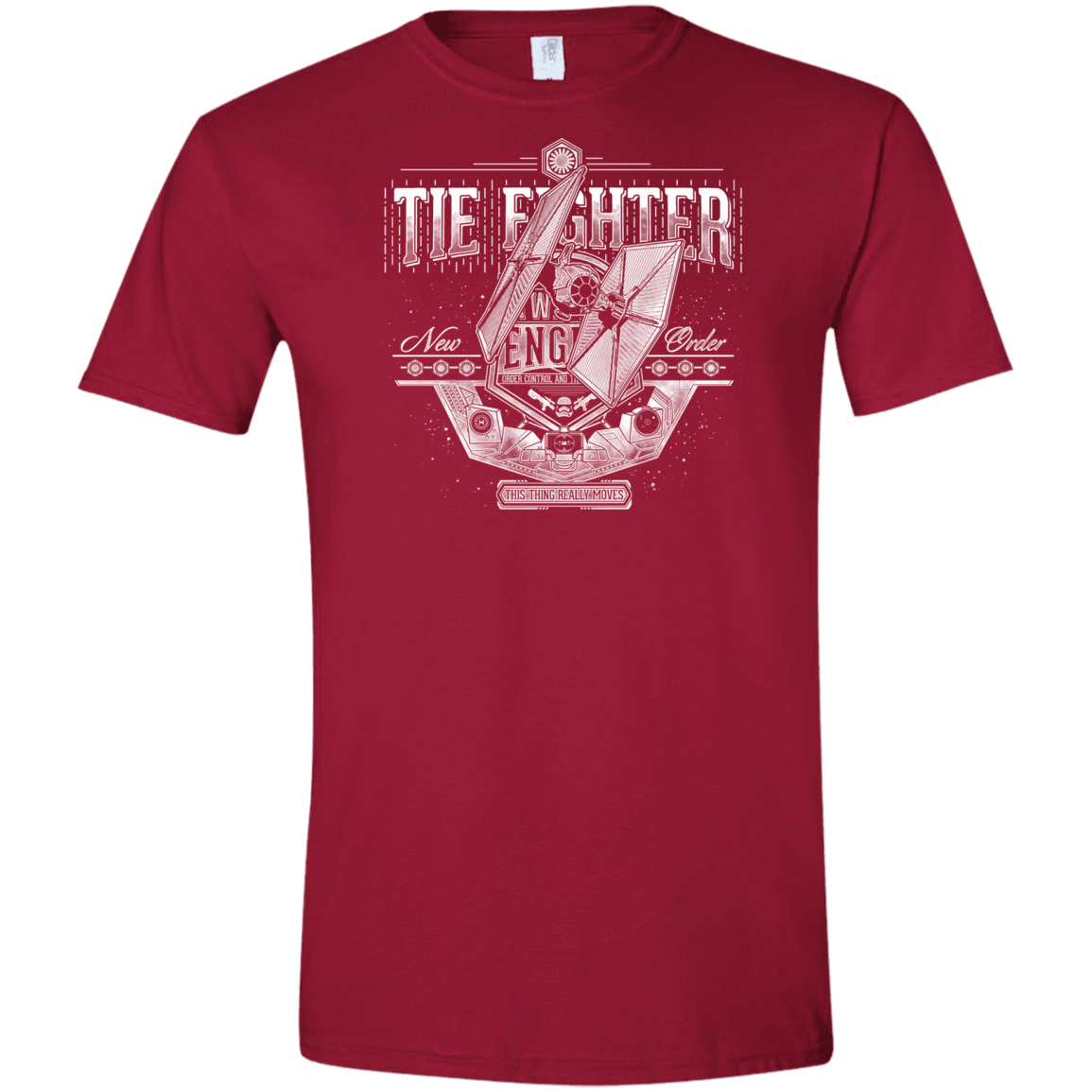 T-Shirts Cardinal Red / S New Order Men's Semi-Fitted Softstyle