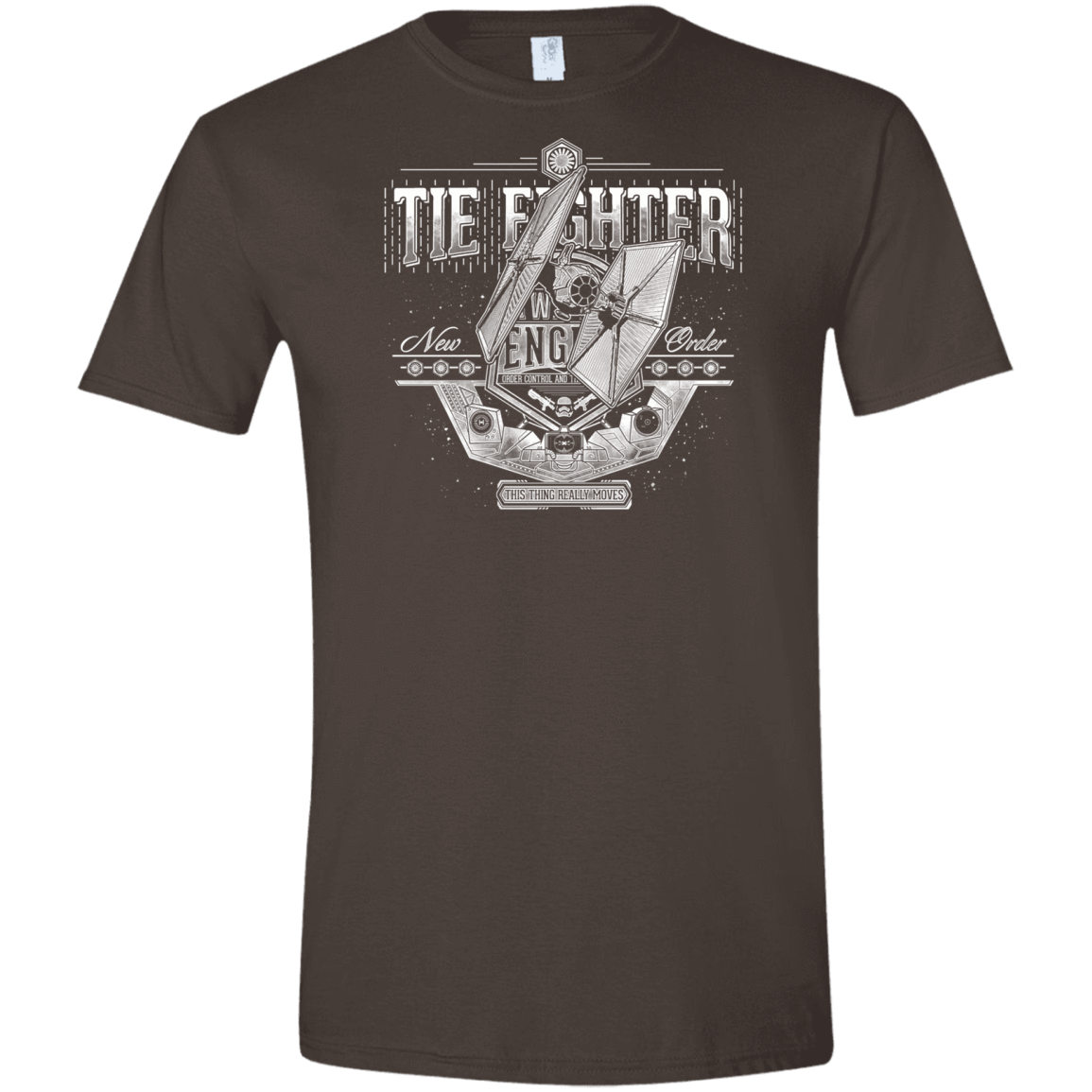 T-Shirts Dark Chocolate / S New Order Men's Semi-Fitted Softstyle