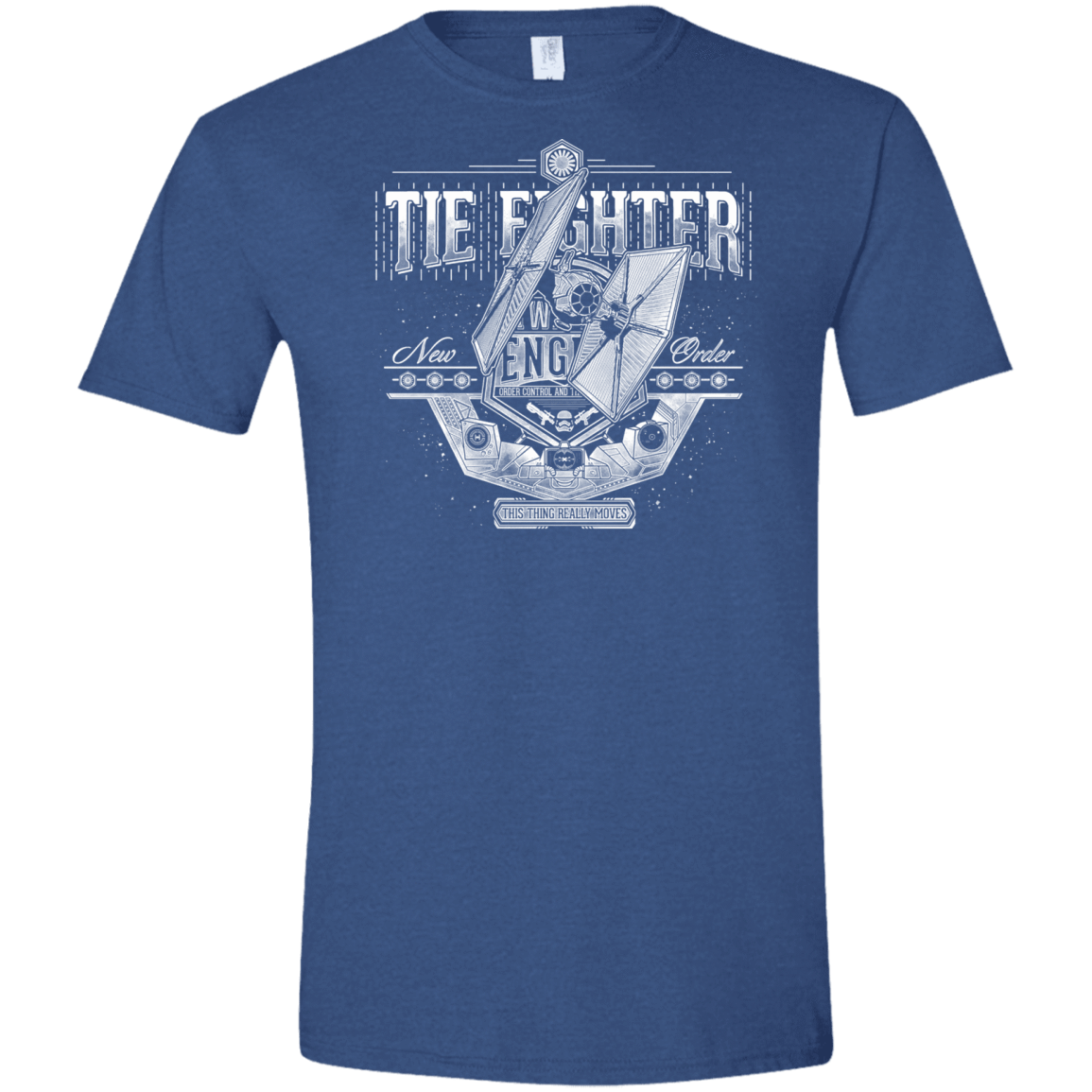 T-Shirts Heather Royal / X-Small New Order Men's Semi-Fitted Softstyle