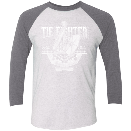 T-Shirts Heather White/Premium Heather / X-Small New Order Men's Triblend 3/4 Sleeve