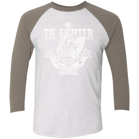T-Shirts Heather White/Vintage Grey / X-Small New Order Men's Triblend 3/4 Sleeve