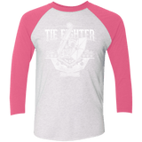 T-Shirts Heather White/Vintage Pink / X-Small New Order Men's Triblend 3/4 Sleeve
