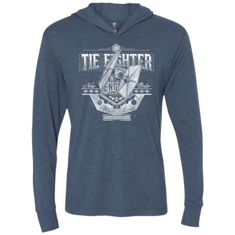 T-Shirts Indigo / X-Small New Order Triblend Long Sleeve Hoodie Tee