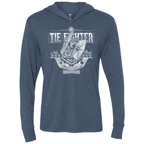 T-Shirts Indigo / X-Small New Order Triblend Long Sleeve Hoodie Tee