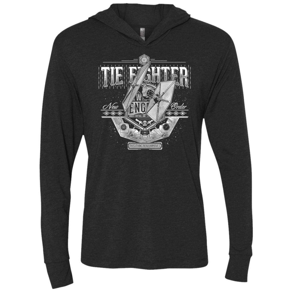 T-Shirts Vintage Black / X-Small New Order Triblend Long Sleeve Hoodie Tee