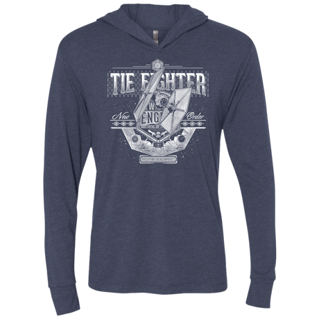 T-Shirts Vintage Navy / X-Small New Order Triblend Long Sleeve Hoodie Tee