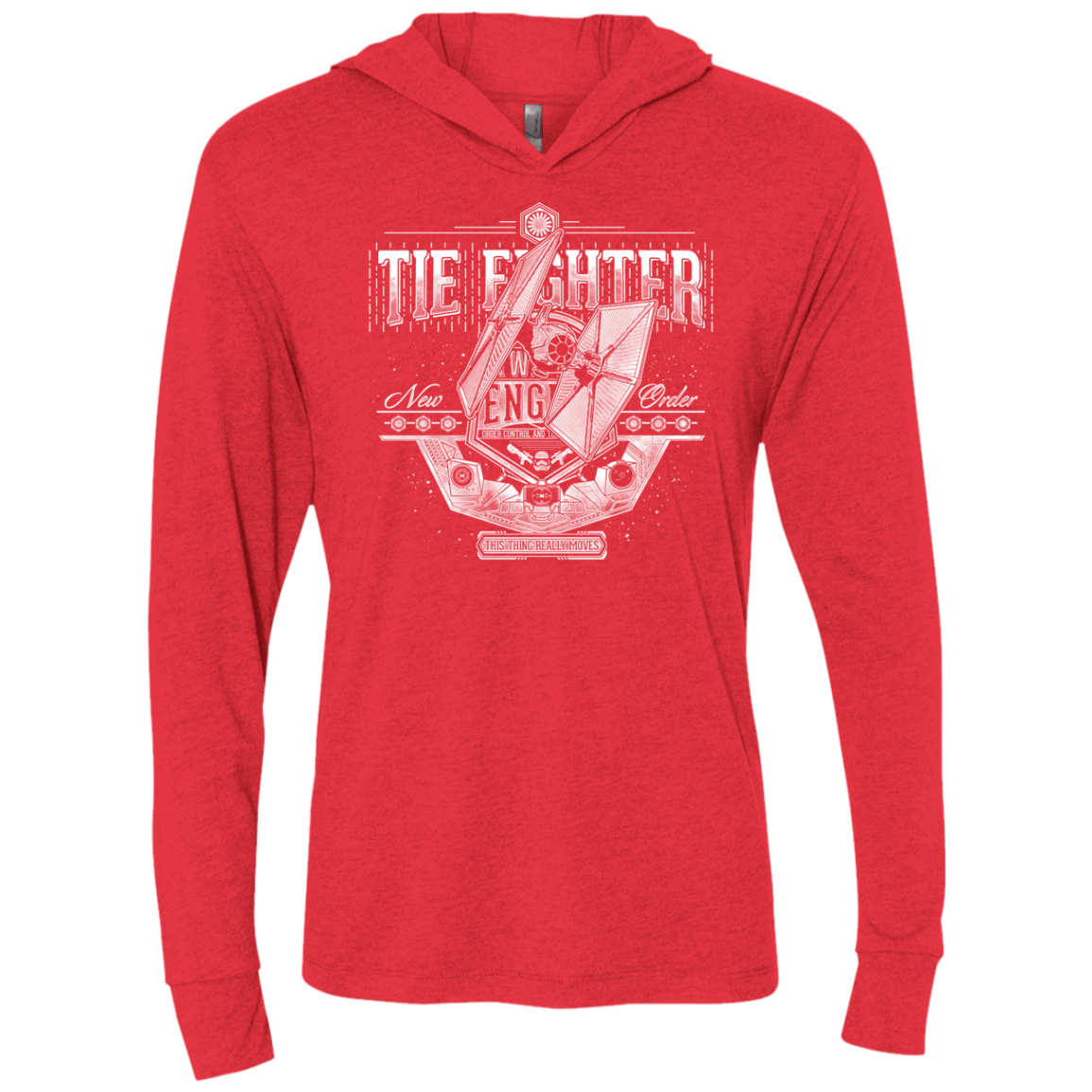 T-Shirts Vintage Red / X-Small New Order Triblend Long Sleeve Hoodie Tee