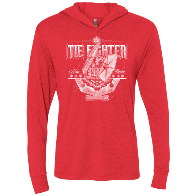 T-Shirts Vintage Red / X-Small New Order Triblend Long Sleeve Hoodie Tee