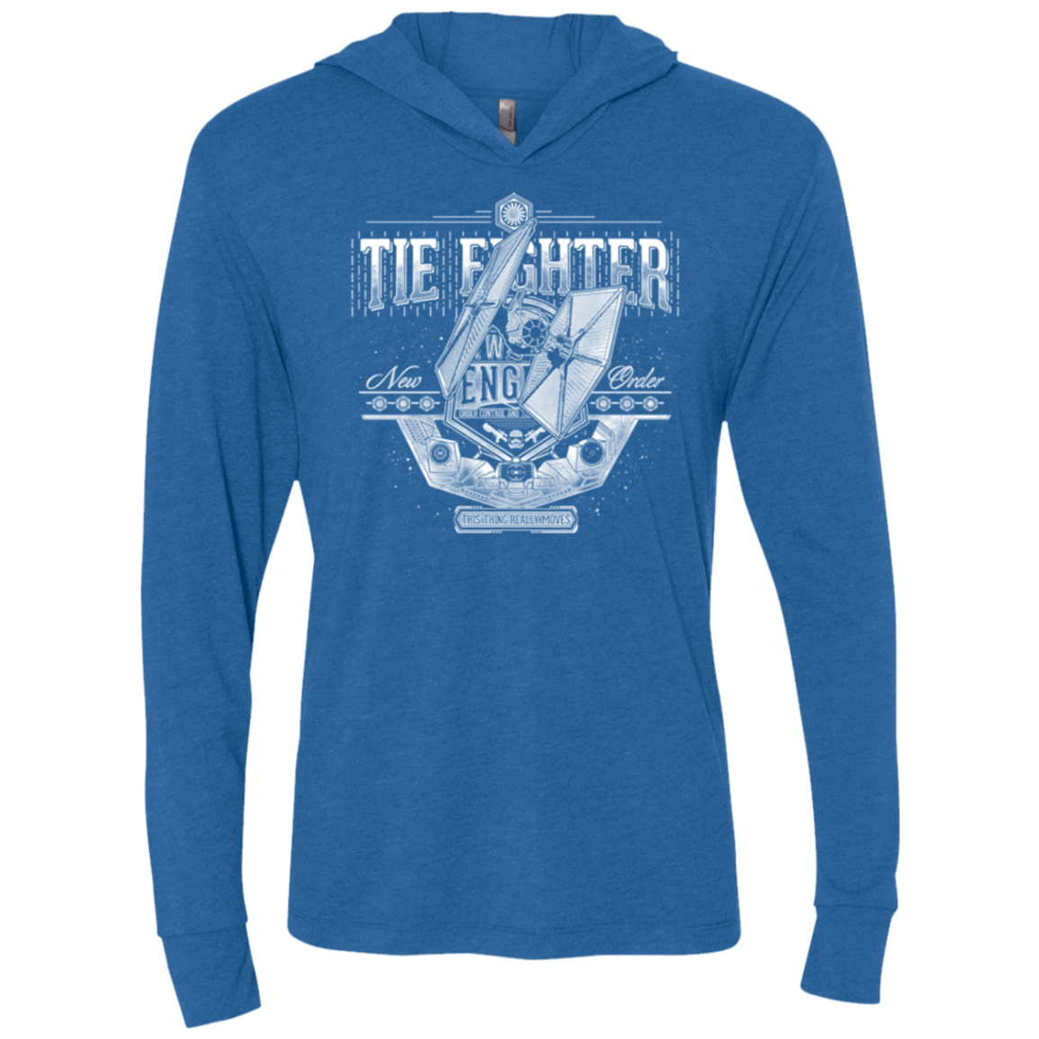 T-Shirts Vintage Royal / X-Small New Order Triblend Long Sleeve Hoodie Tee