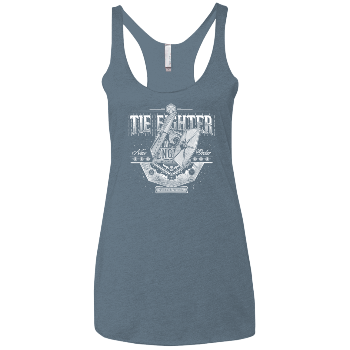 T-Shirts Indigo / X-Small New Order Women's Triblend Racerback Tank