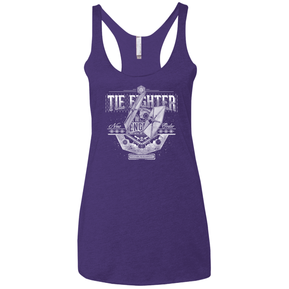 T-Shirts Purple Rush / X-Small New Order Women's Triblend Racerback Tank