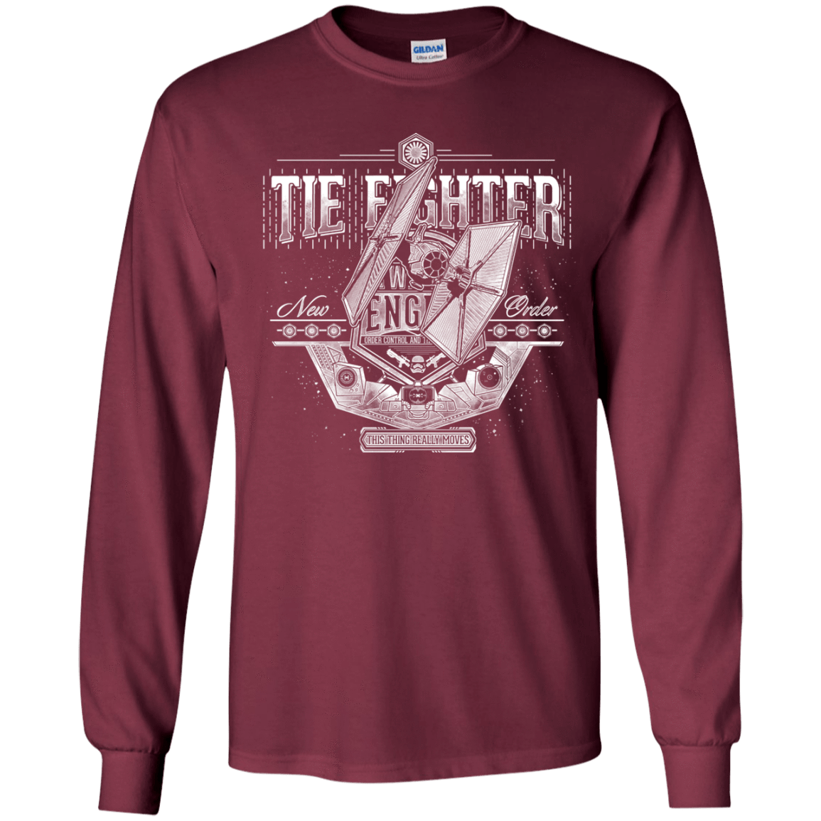 T-Shirts Maroon / YS New Order Youth Long Sleeve T-Shirt