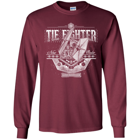 T-Shirts Maroon / YS New Order Youth Long Sleeve T-Shirt