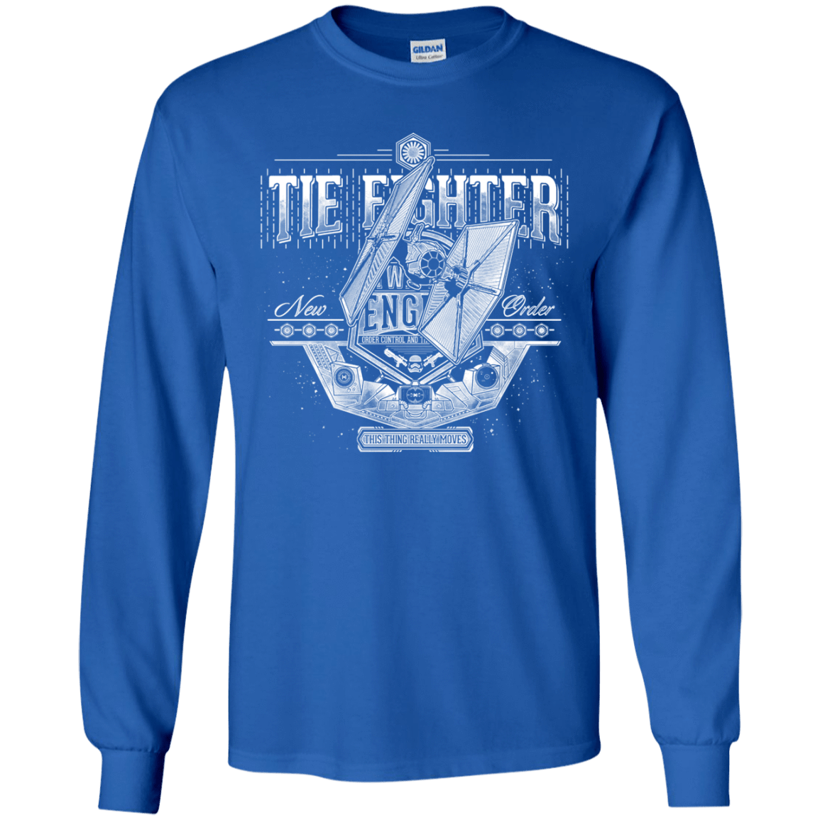 T-Shirts Royal / YS New Order Youth Long Sleeve T-Shirt