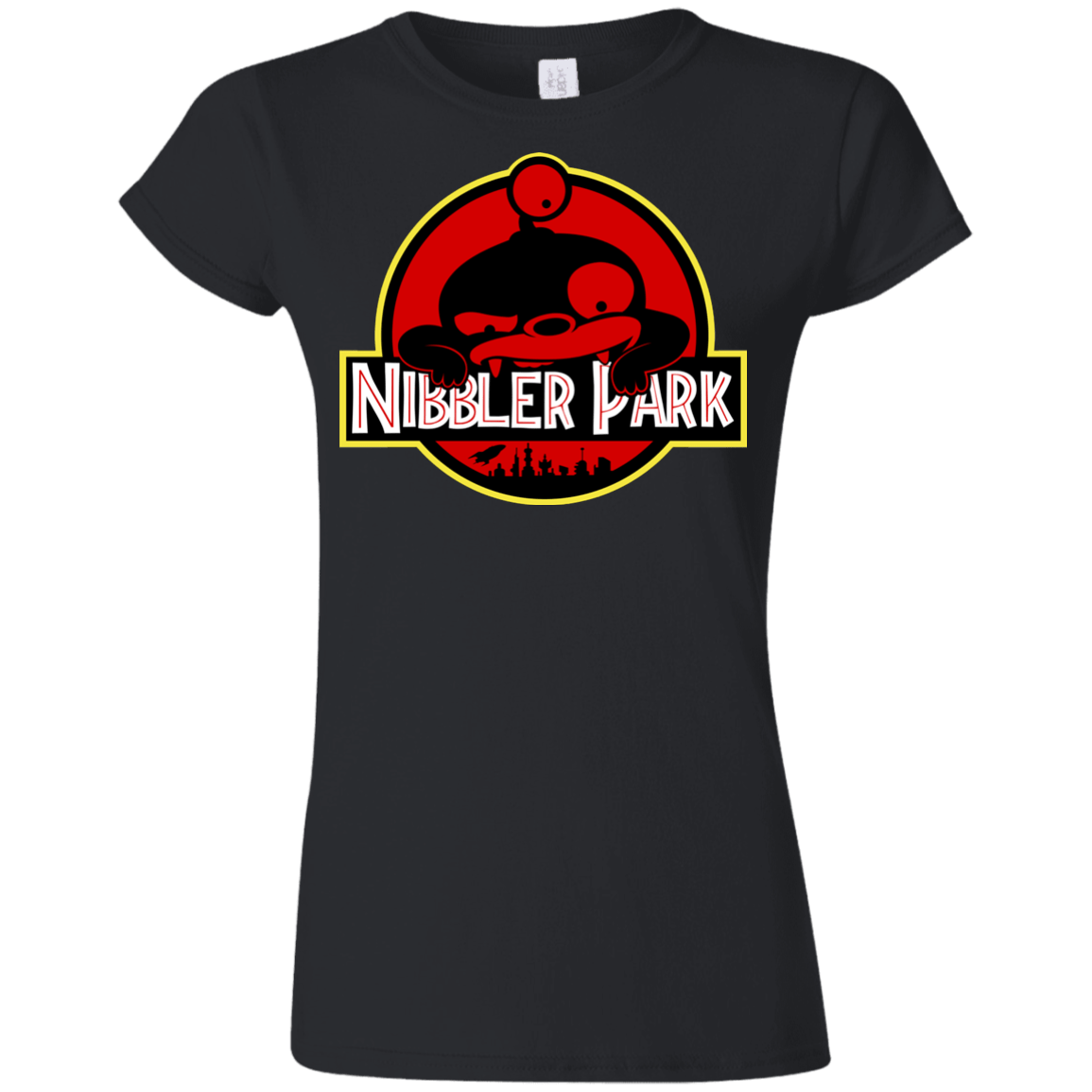 T-Shirts Black / S Nibbler Park Junior Slimmer-Fit T-Shirt