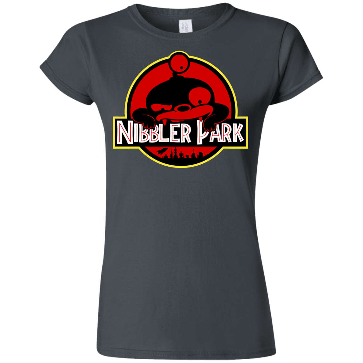 T-Shirts Charcoal / S Nibbler Park Junior Slimmer-Fit T-Shirt