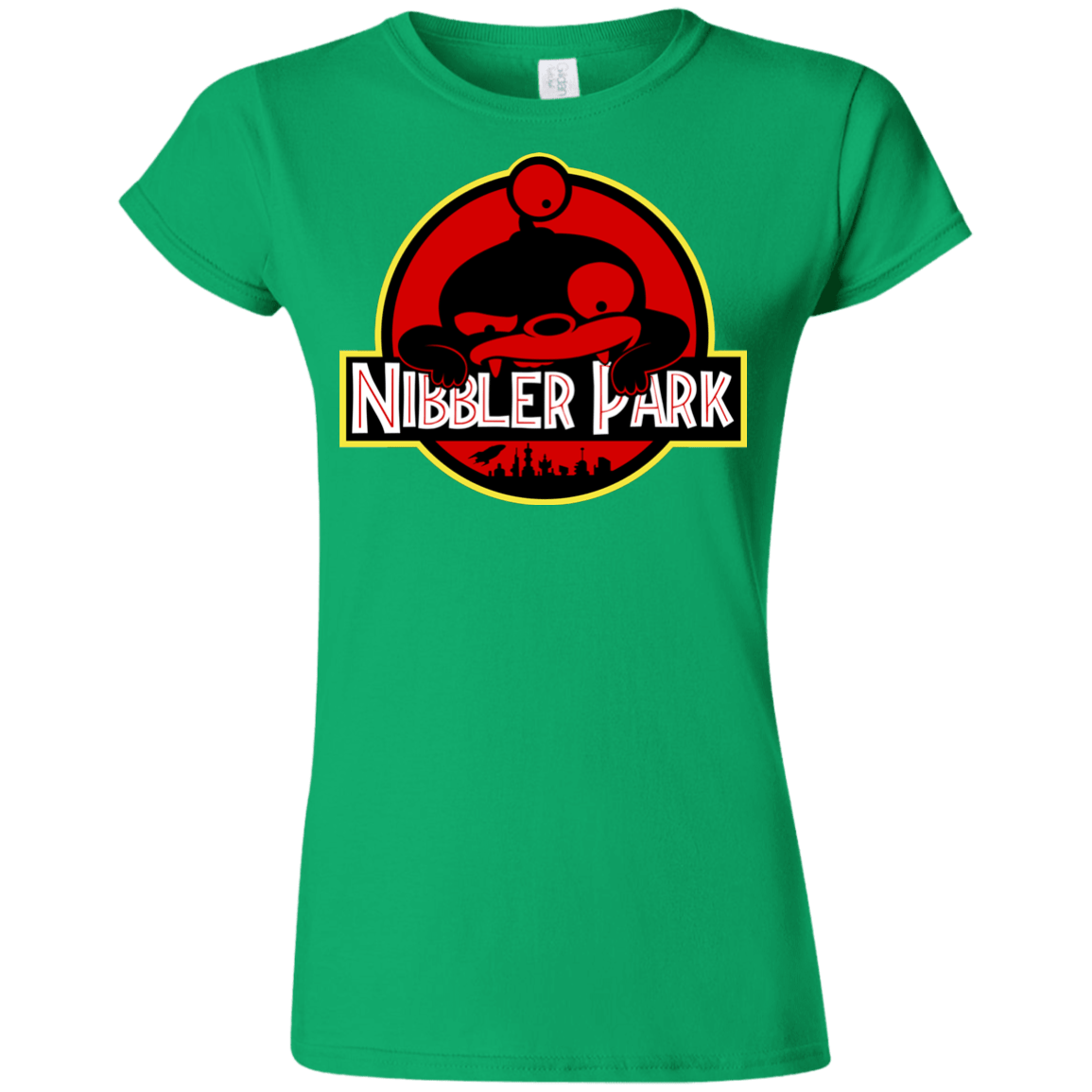 T-Shirts Irish Green / S Nibbler Park Junior Slimmer-Fit T-Shirt