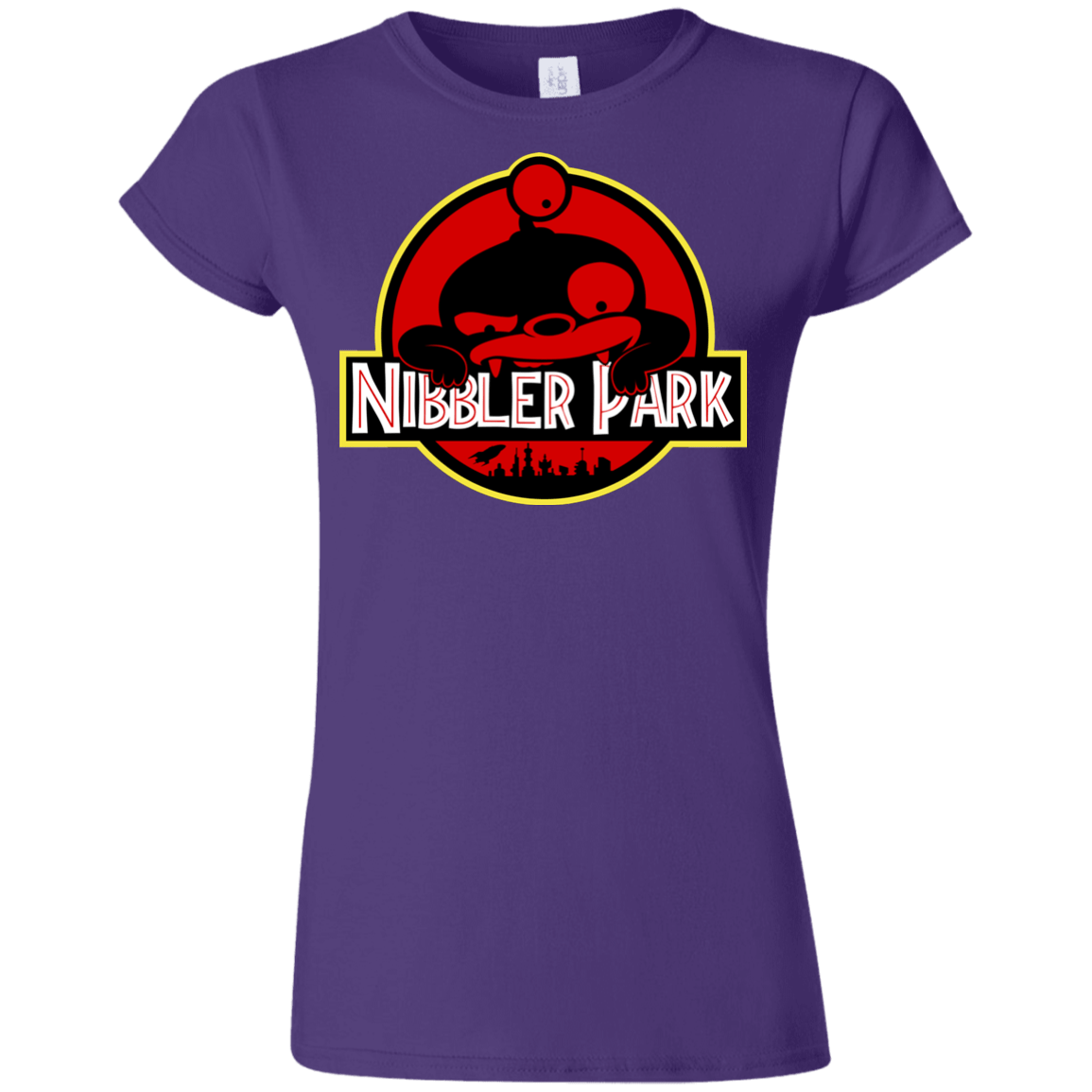 T-Shirts Purple / S Nibbler Park Junior Slimmer-Fit T-Shirt