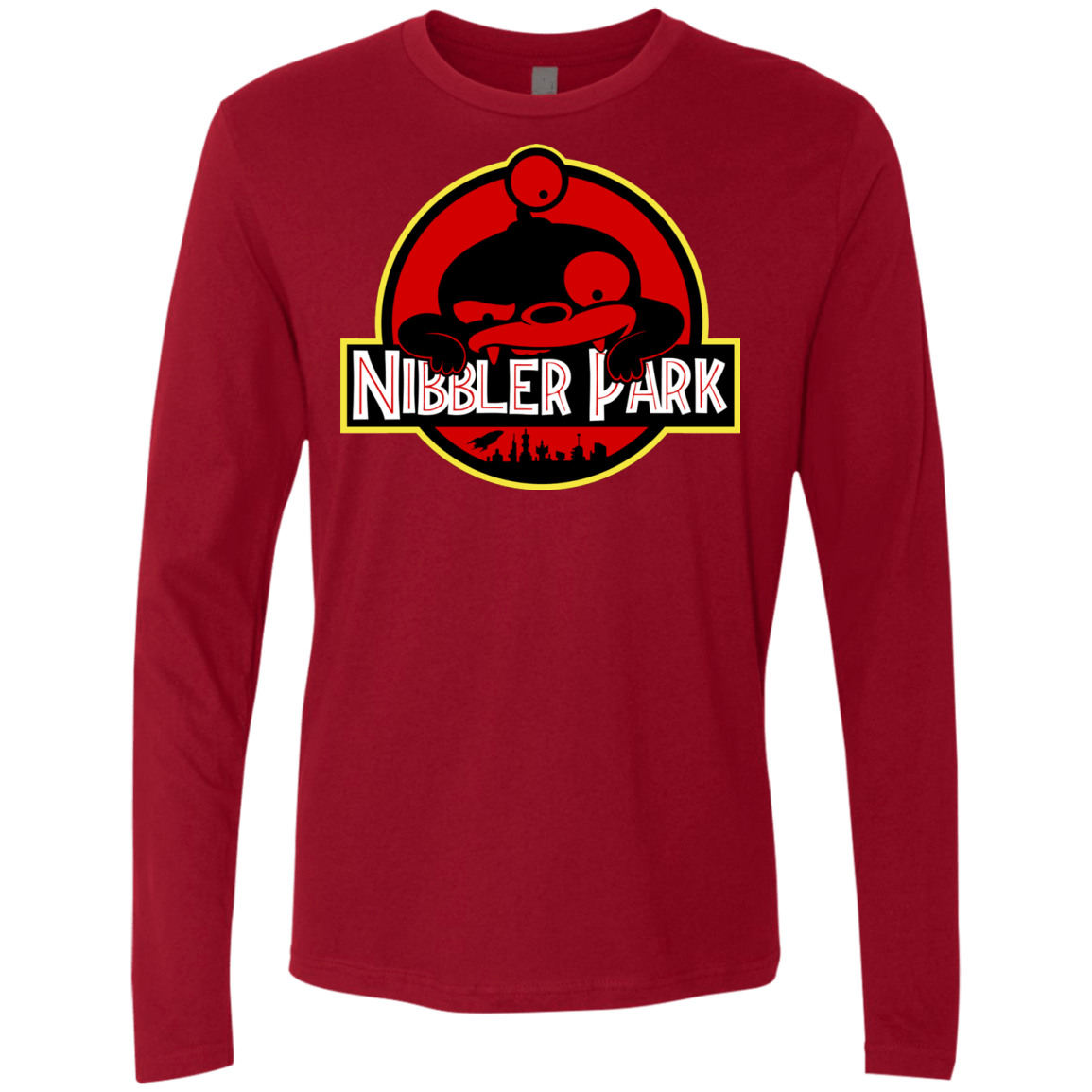 T-Shirts Cardinal / S Nibbler Park Men's Premium Long Sleeve