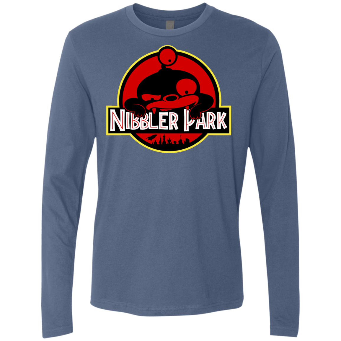 T-Shirts Indigo / S Nibbler Park Men's Premium Long Sleeve