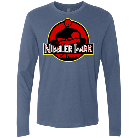 T-Shirts Indigo / S Nibbler Park Men's Premium Long Sleeve