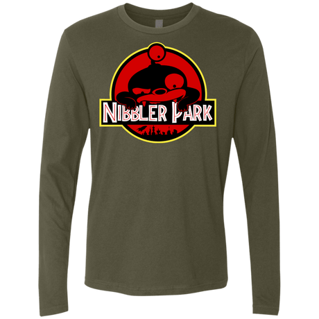 T-Shirts Military Green / S Nibbler Park Men's Premium Long Sleeve