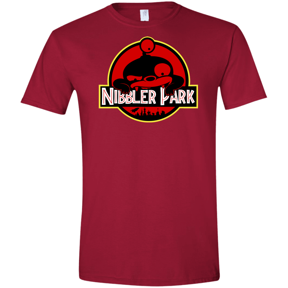 T-Shirts Cardinal Red / S Nibbler Park Men's Semi-Fitted Softstyle