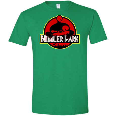 T-Shirts Heather Irish Green / S Nibbler Park Men's Semi-Fitted Softstyle