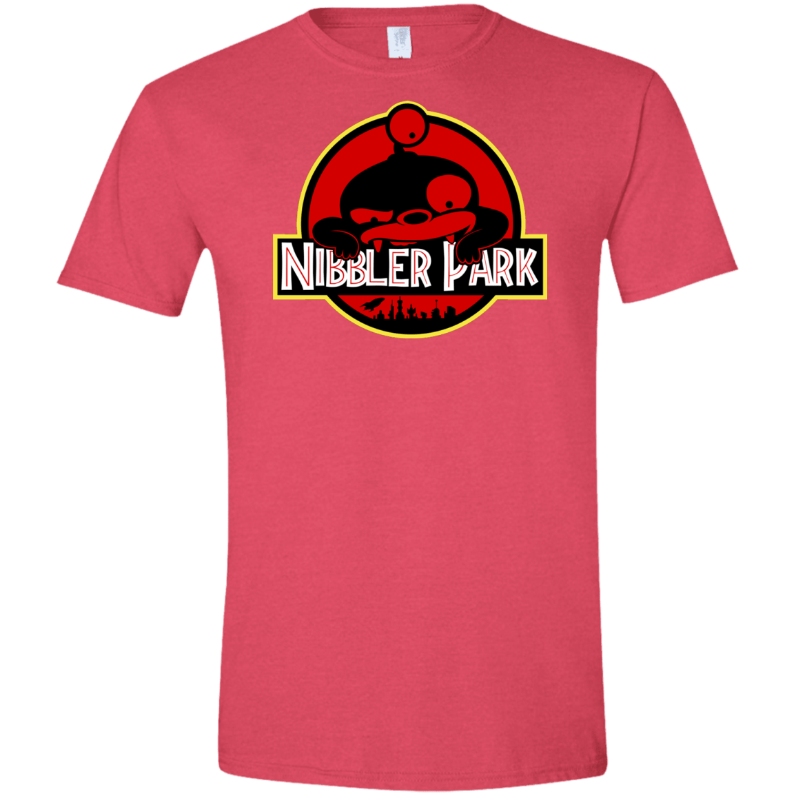 T-Shirts Heather Red / S Nibbler Park Men's Semi-Fitted Softstyle