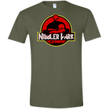 T-Shirts Military Green / S Nibbler Park Men's Semi-Fitted Softstyle
