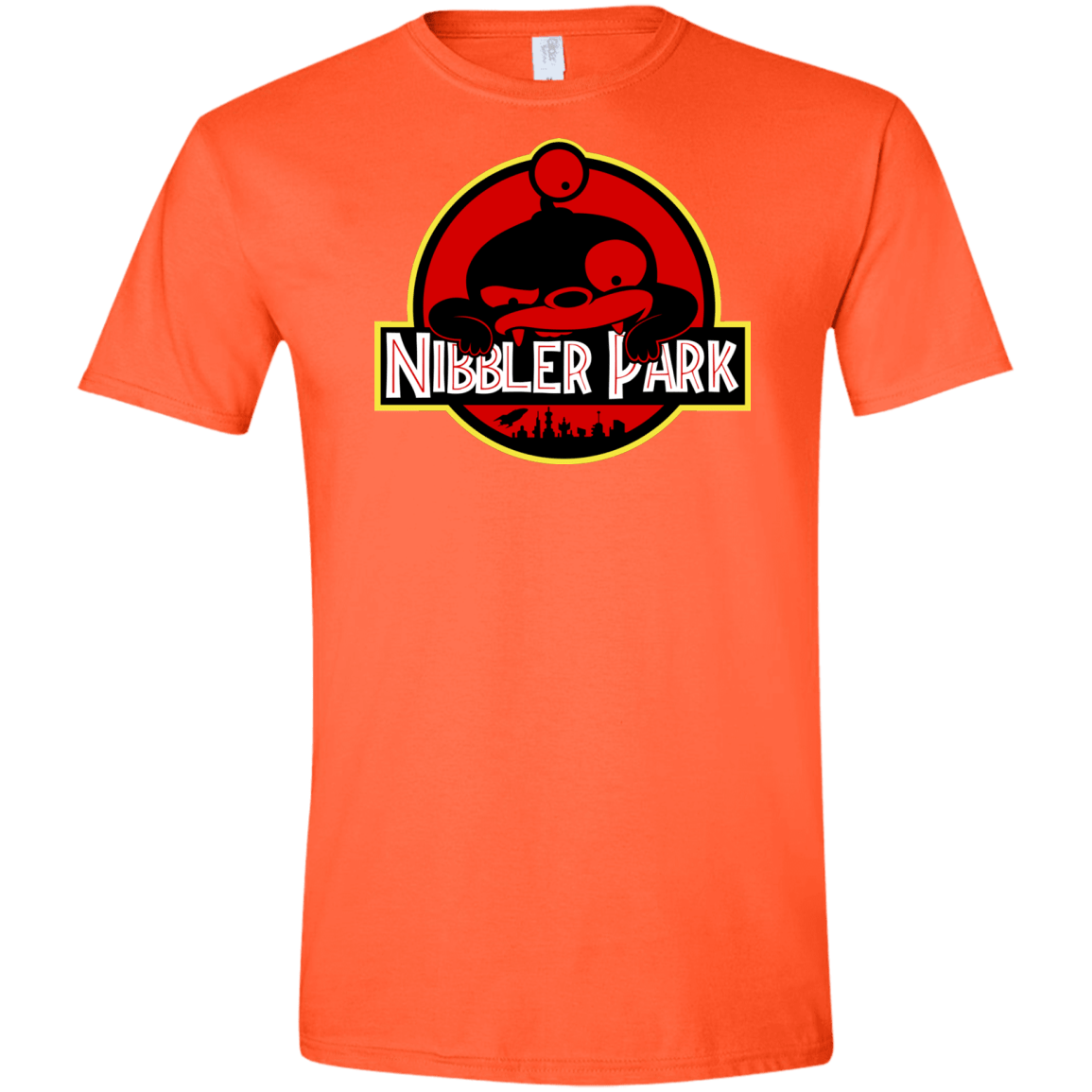 T-Shirts Orange / S Nibbler Park Men's Semi-Fitted Softstyle