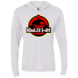 T-Shirts Heather White / X-Small Nibbler Park Triblend Long Sleeve Hoodie Tee