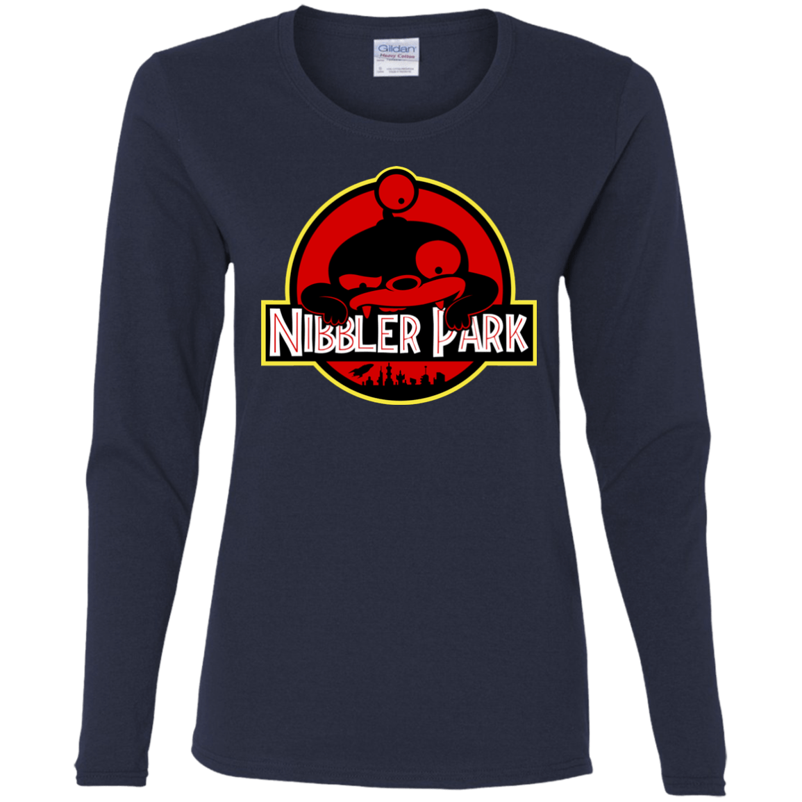 T-Shirts Navy / S Nibbler Park Women's Long Sleeve T-Shirt