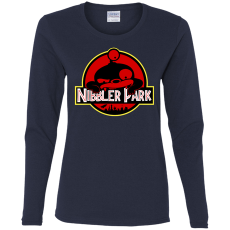 T-Shirts Navy / S Nibbler Park Women's Long Sleeve T-Shirt