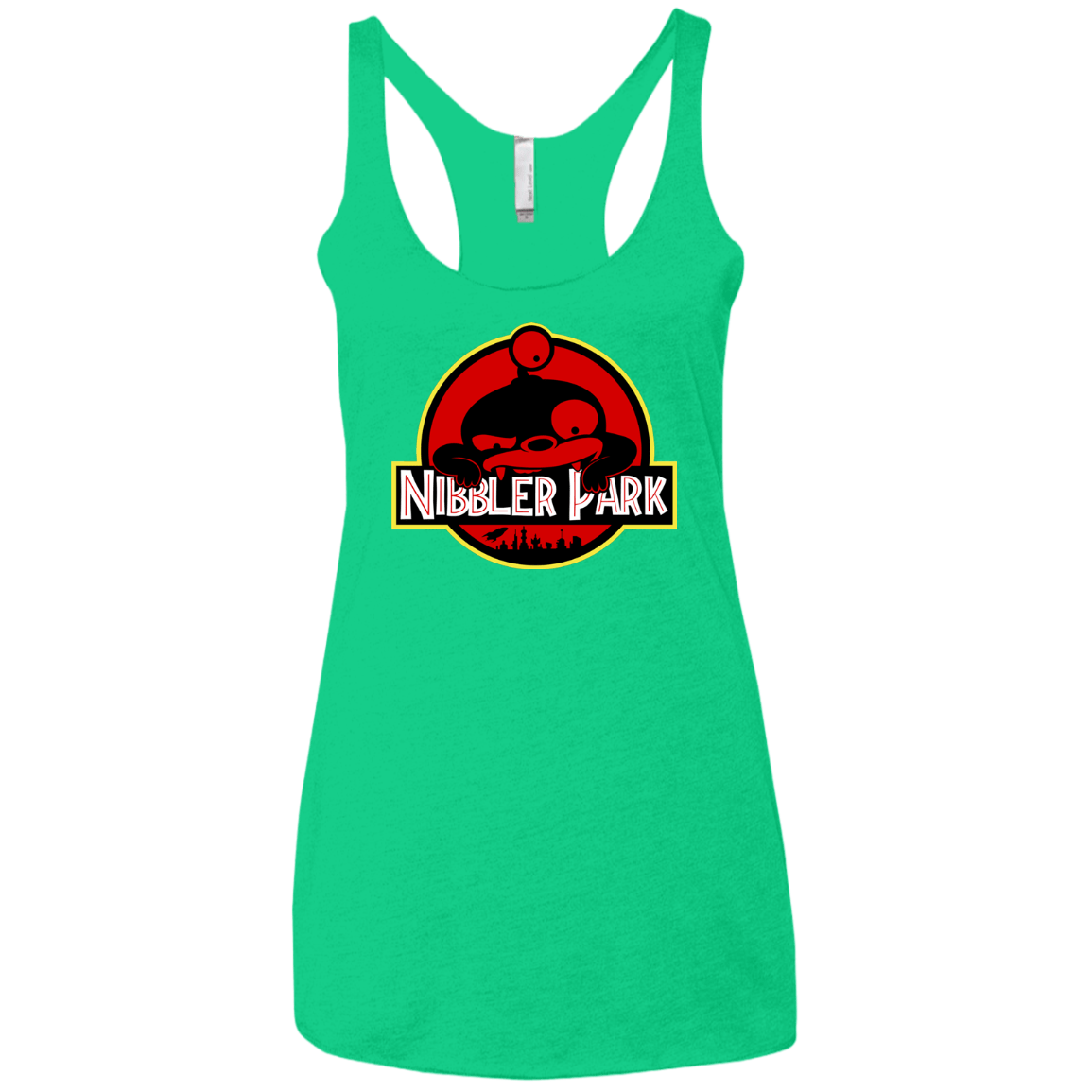 T-Shirts Envy / X-Small Nibbler Park Women's Triblend Racerback Tank