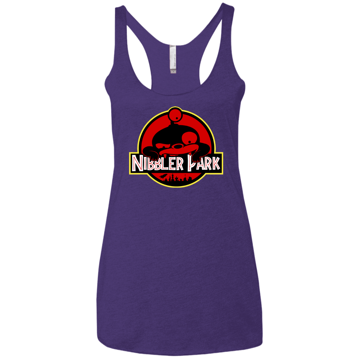 T-Shirts Purple Rush / X-Small Nibbler Park Women's Triblend Racerback Tank