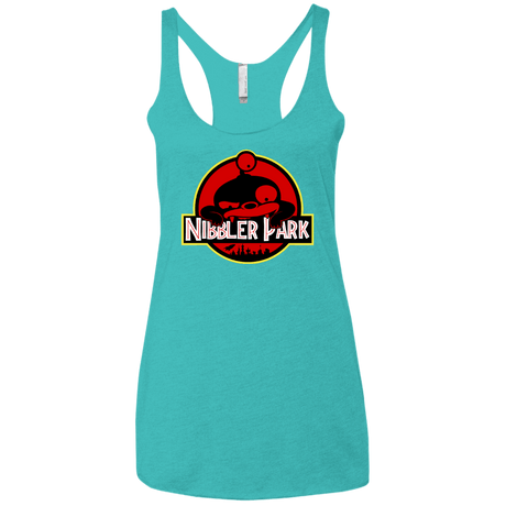 T-Shirts Tahiti Blue / X-Small Nibbler Park Women's Triblend Racerback Tank