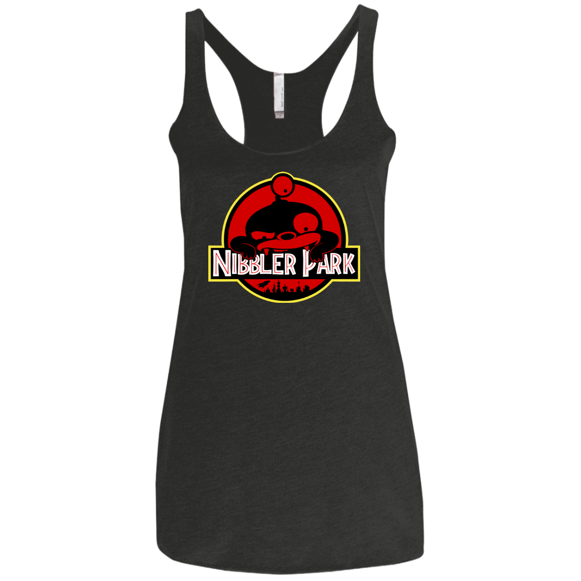 T-Shirts Vintage Black / X-Small Nibbler Park Women's Triblend Racerback Tank