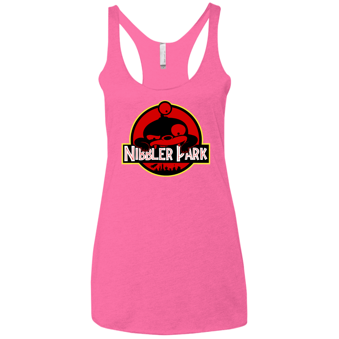 T-Shirts Vintage Pink / X-Small Nibbler Park Women's Triblend Racerback Tank