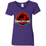 T-Shirts Purple / S Nibbler Park Women's V-Neck T-Shirt